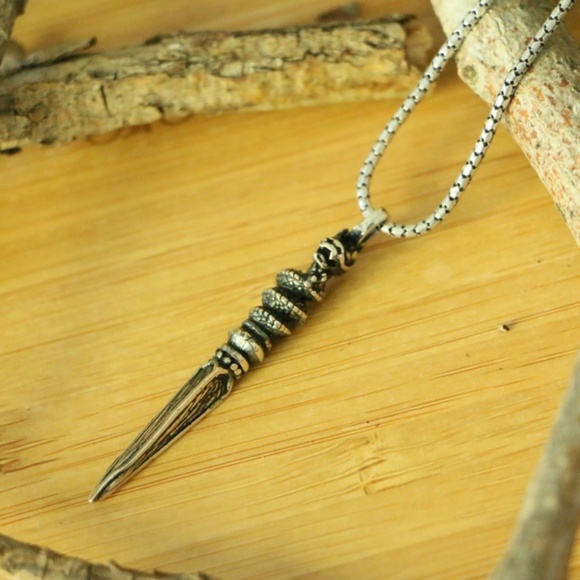 Sterling Silver Stylish Men's Necklace - Picture 3 of 8